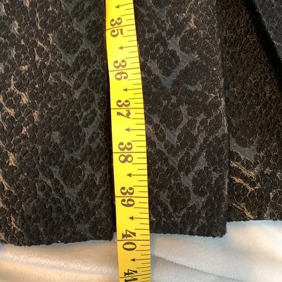 DEMOISELLE size 6 jacquard pleated midi dress black satin waist scoop neck - Picture 7 of 11